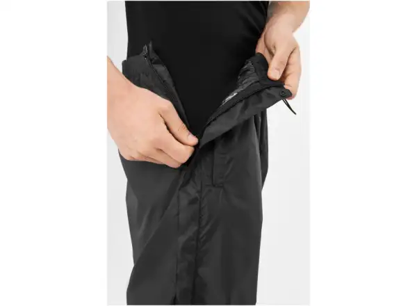 Viking Active Line Rainier pánske celorozopínacie nohavice Black