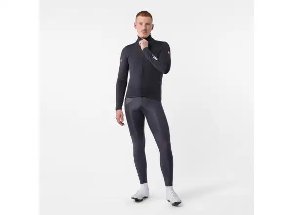 Castelli Alpha 150 Jacket pánska bunda Light Black/Black