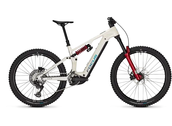 Focus SAM 9 600Wh celoodpružený elektrobicykel Champagne / Shellwhite