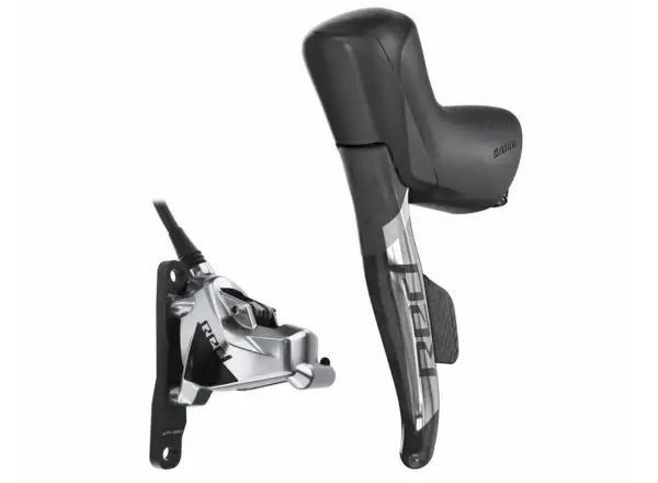 Sram Red eTap AXS D1 pravá radiaca/ brzdová páka a strmeň Flat Mount, vedenie 1800 mm