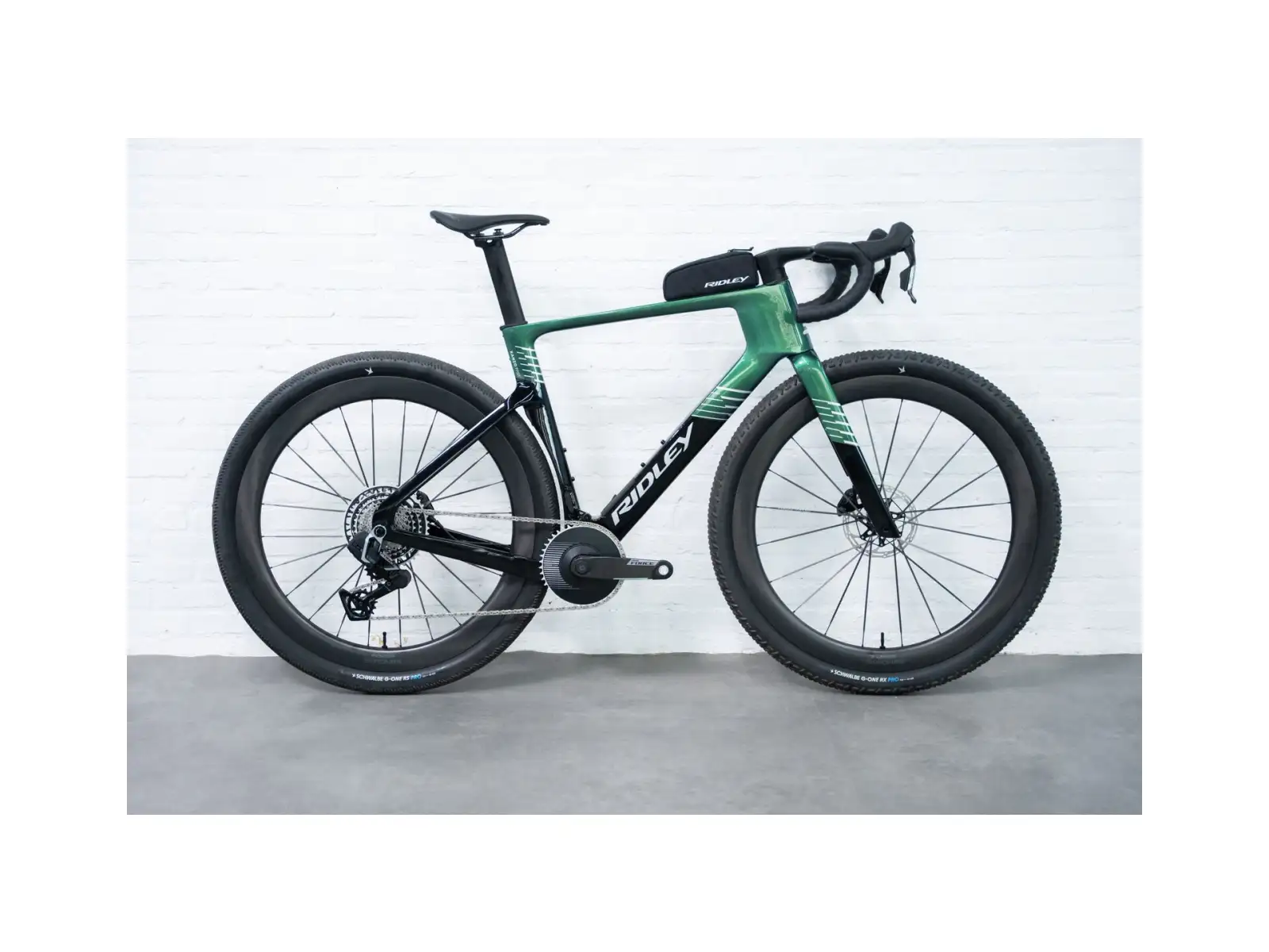 Ridley KANZO Fast 2.0 Force XPLR gravel bicykel Stellar Green/UD Carbon/Silver