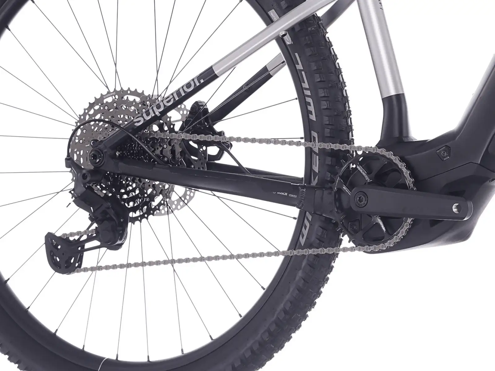 Superior eXP 6.5 horský elektrobicykel Matte Dark Chrome/BKlack