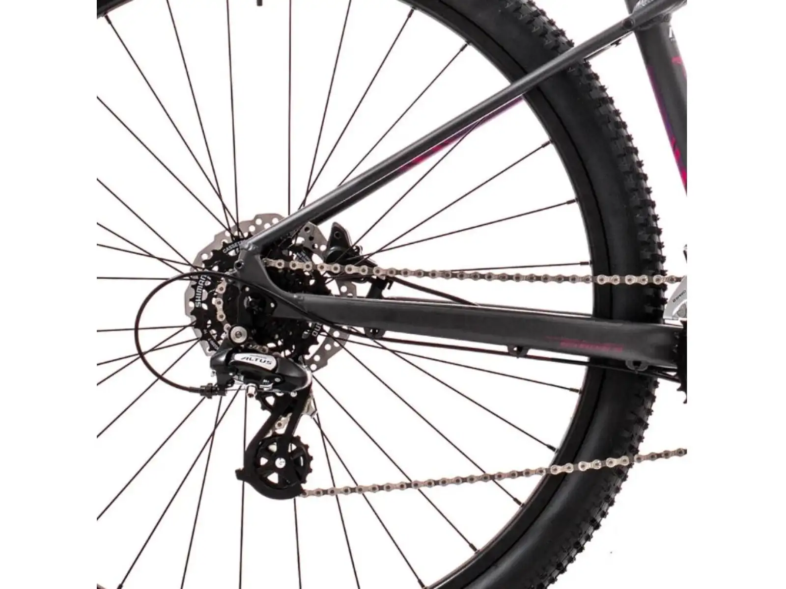 Rock Machine Catherine 10-29 mat anthracite grey/pink/violet horský bicykel