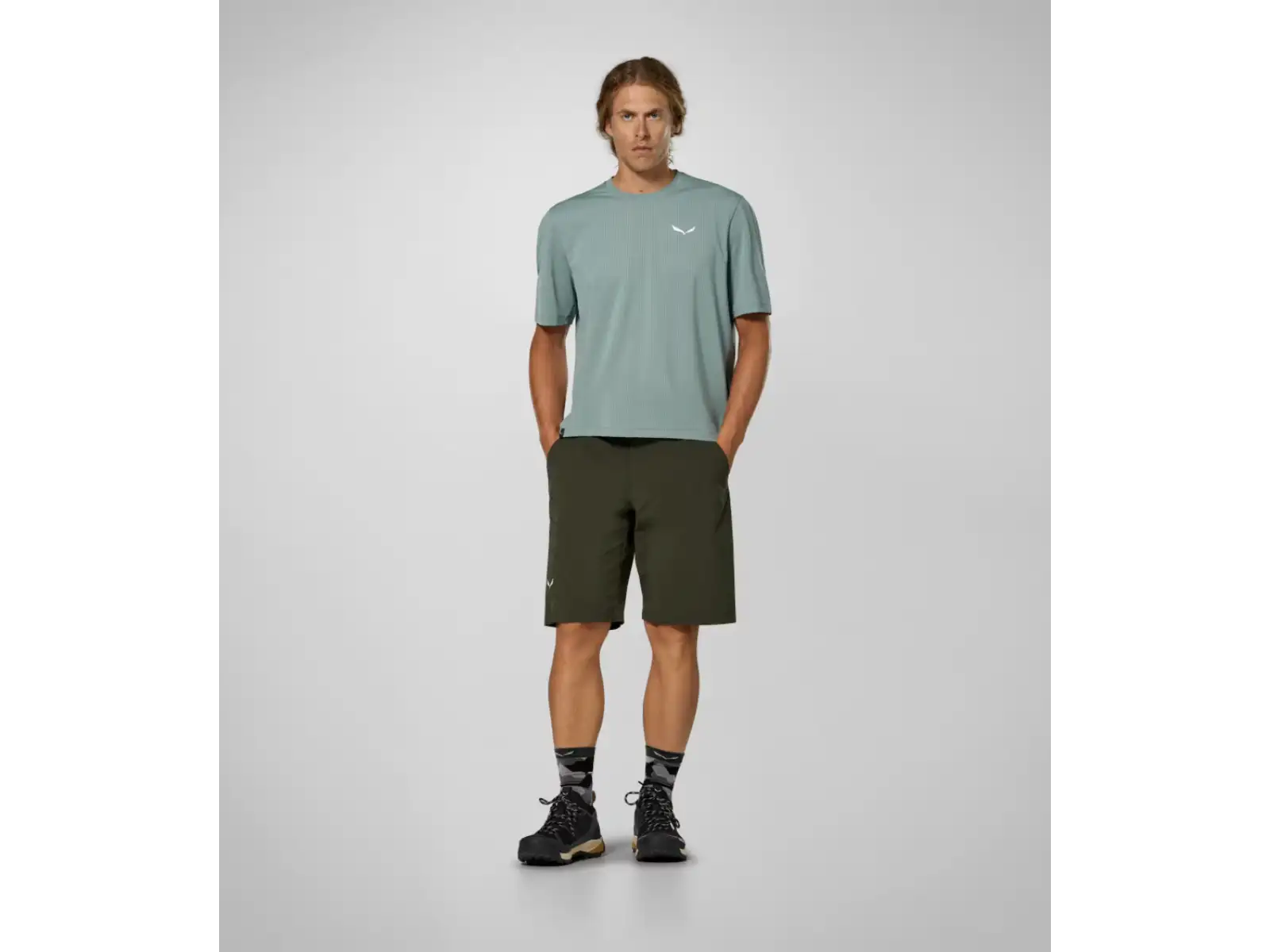 Salewa Pedroc 4 Durastrech Cargo pánske kraťasy Dark Olive
