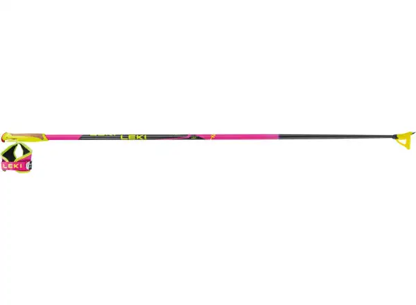 Leki HRC Junior detské bežecké palice neon pink/black/neon yellow