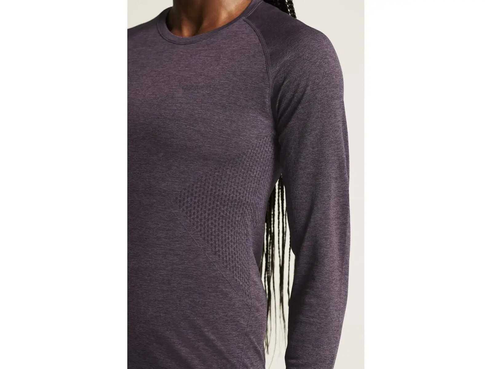 Craft Core Dry Active Comfort dámske tričko dlhý rukáv fialová
