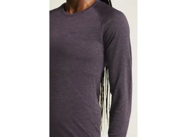 Craft Core Dry Active Comfort dámske tričko dlhý rukáv fialová