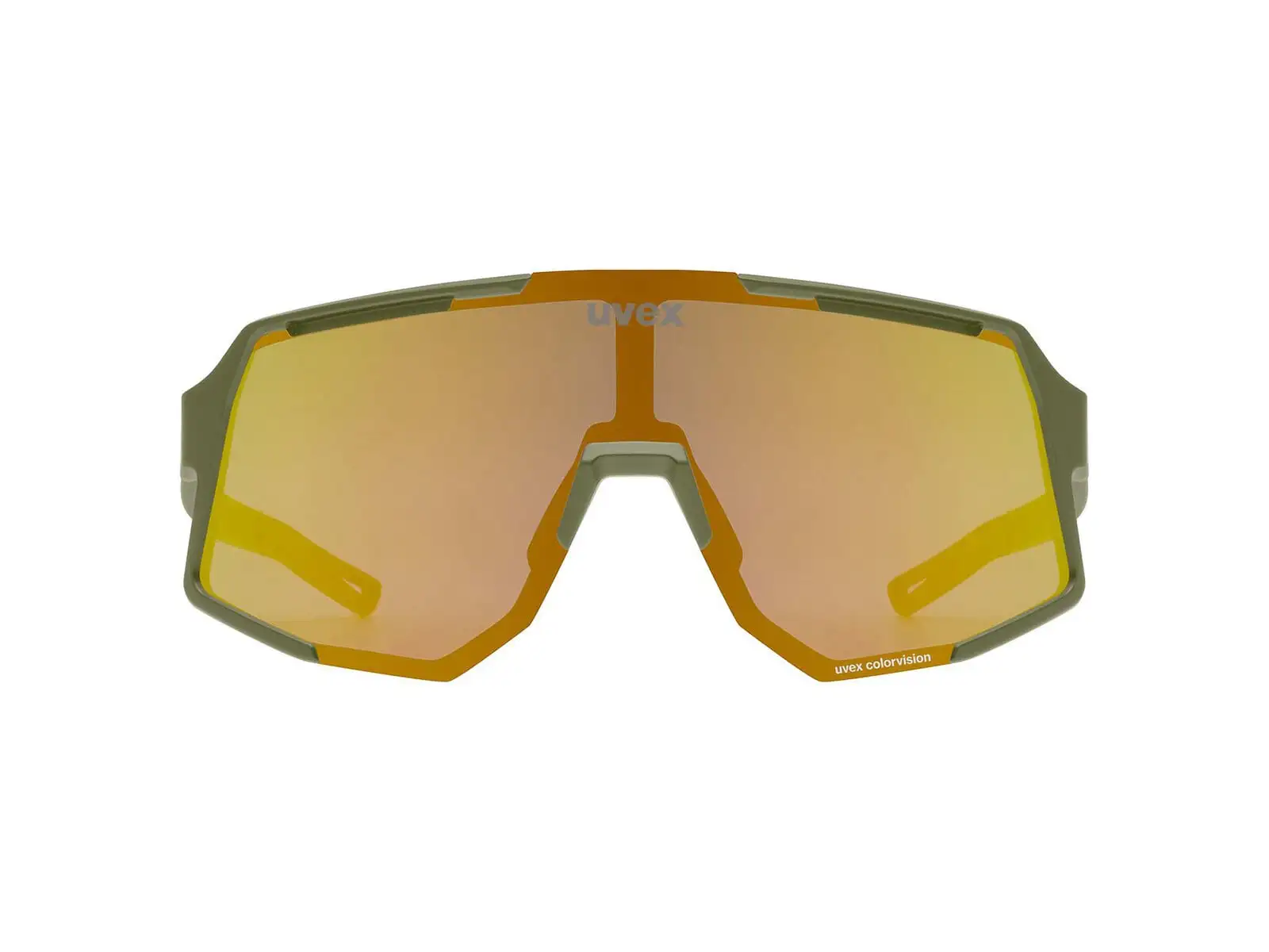 Uvex Sequenze CV slnečné okuliare Olive Matt/Mirror Yellow