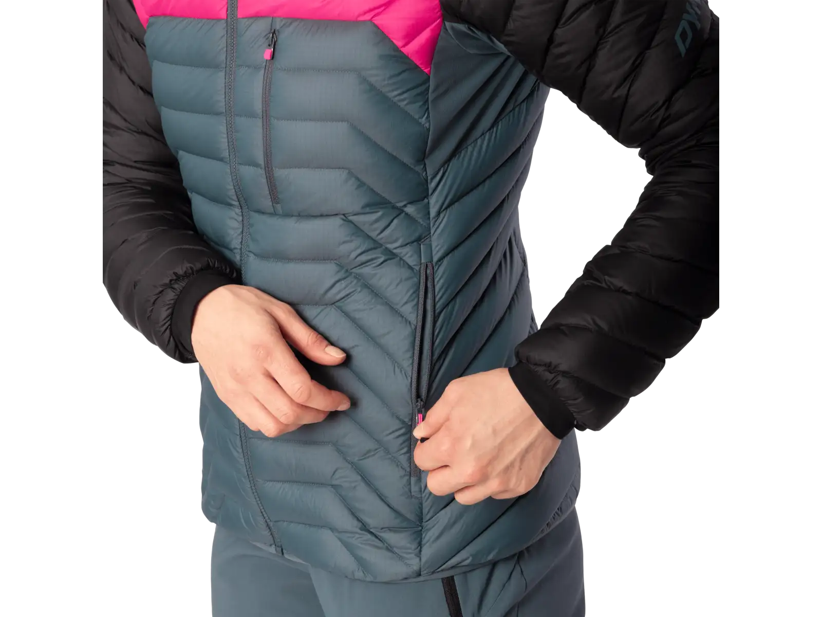 Dynafit Radical Down Hooded dámska Bunda Black Out/6550/0720