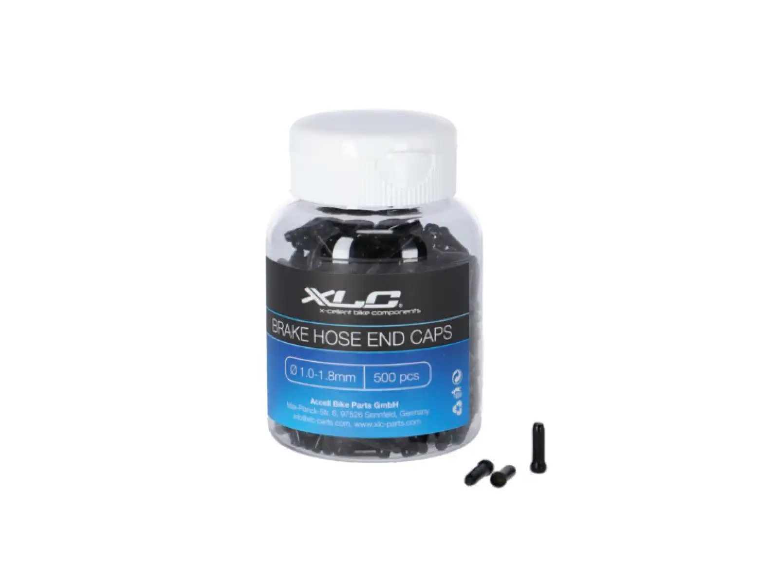 XLC koncovka vnútorného lana čierna 1/1,8 mm