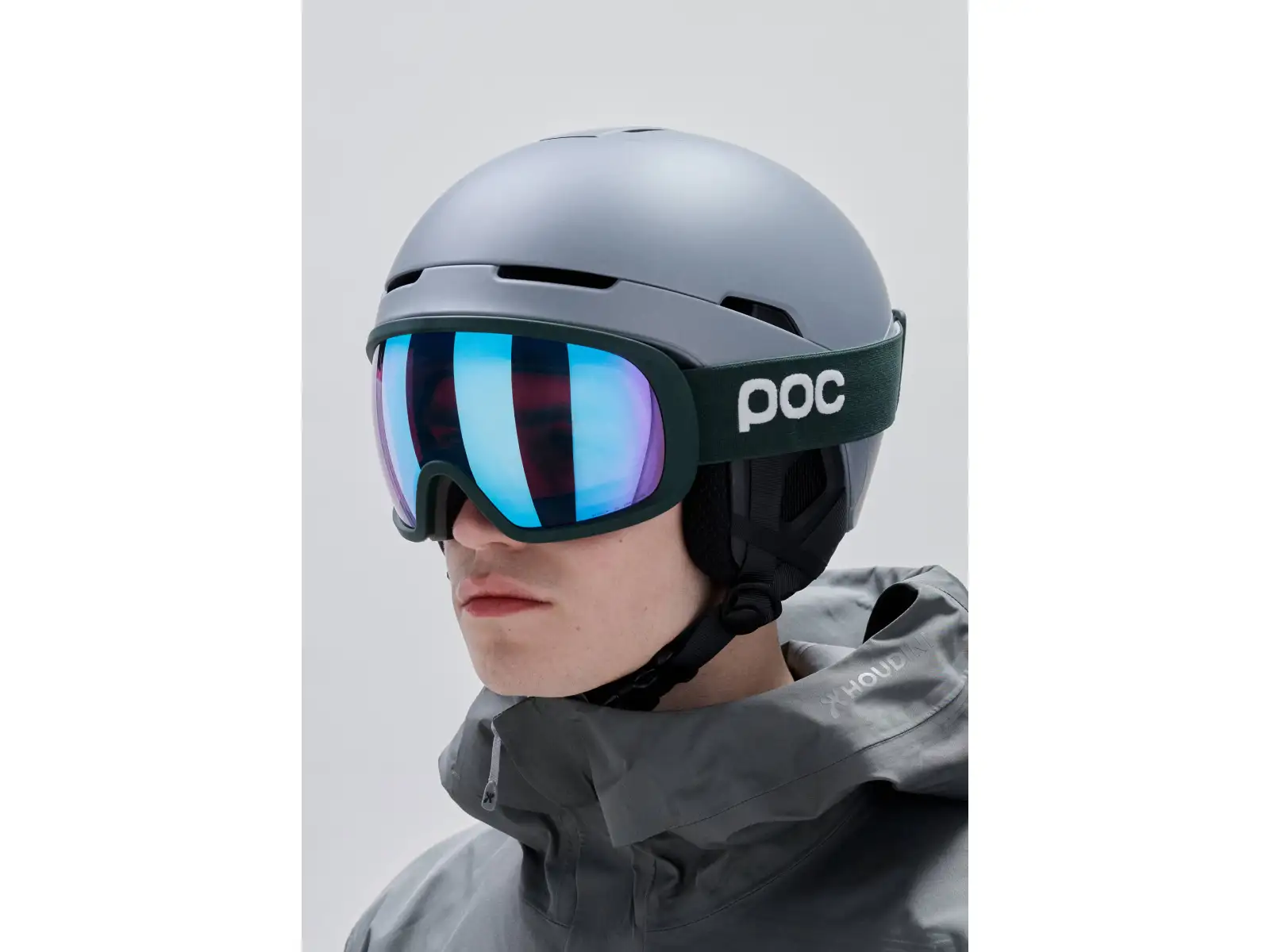 POC Obex MIPS lyžiarska prilba Granite Grey Matt