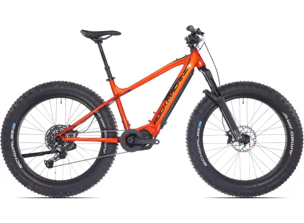 Rock Machine VYÖRY e90-26 fatbike elektrobicykel Metallic Orange/Black VZORKA