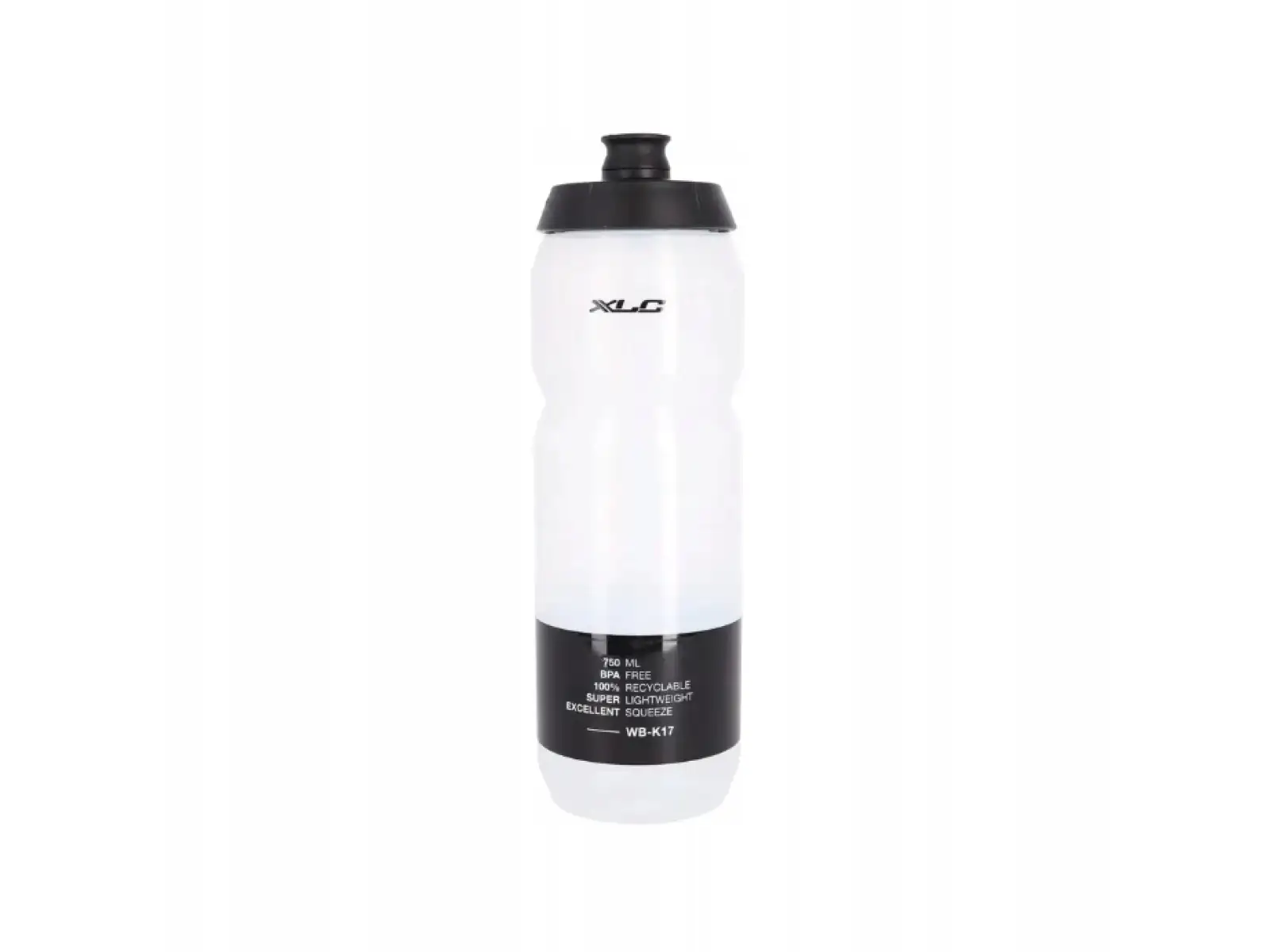 XLC WB-K17 fľaša 750 ml číra/čierna