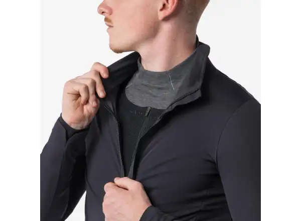 Castelli Alpha 150 Jacket pánska bunda Light Black/Black