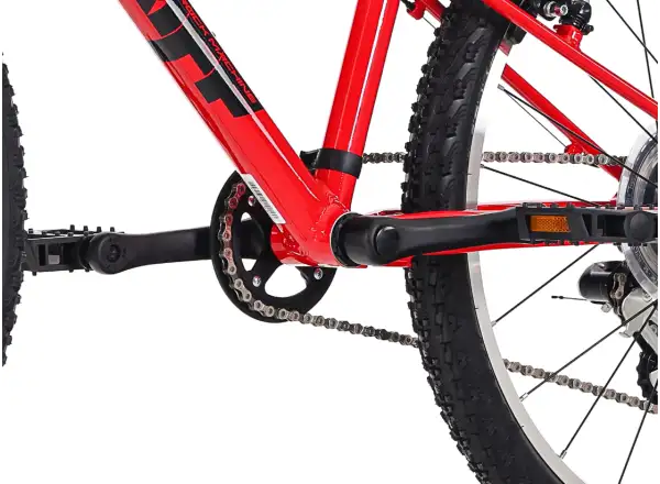 Rock Machine RIFF Jr 24 detský bicykel Gloss Fire Red