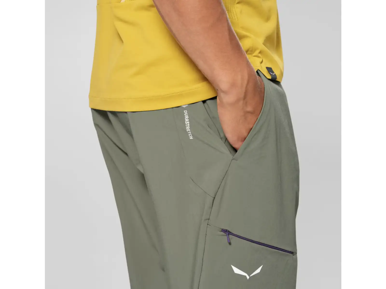 Salewa Pedroc 3 Duratretch Light pánske nohavice Faded Green