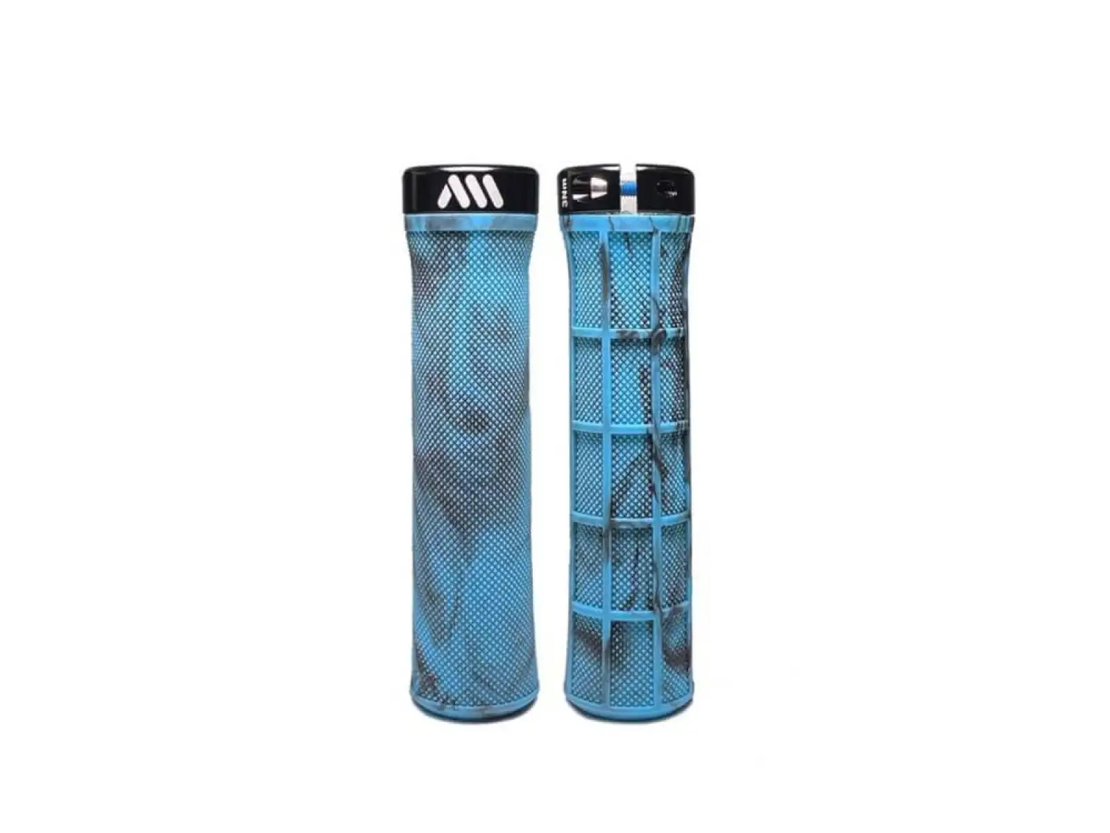 Gripy All Mountain Style Berm Grips Blue Camo