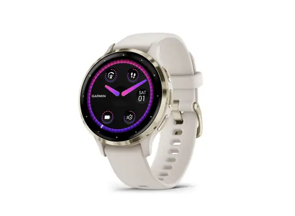 Garmin Venu 3S inteligentné hodinky Soft Gold/Ivory