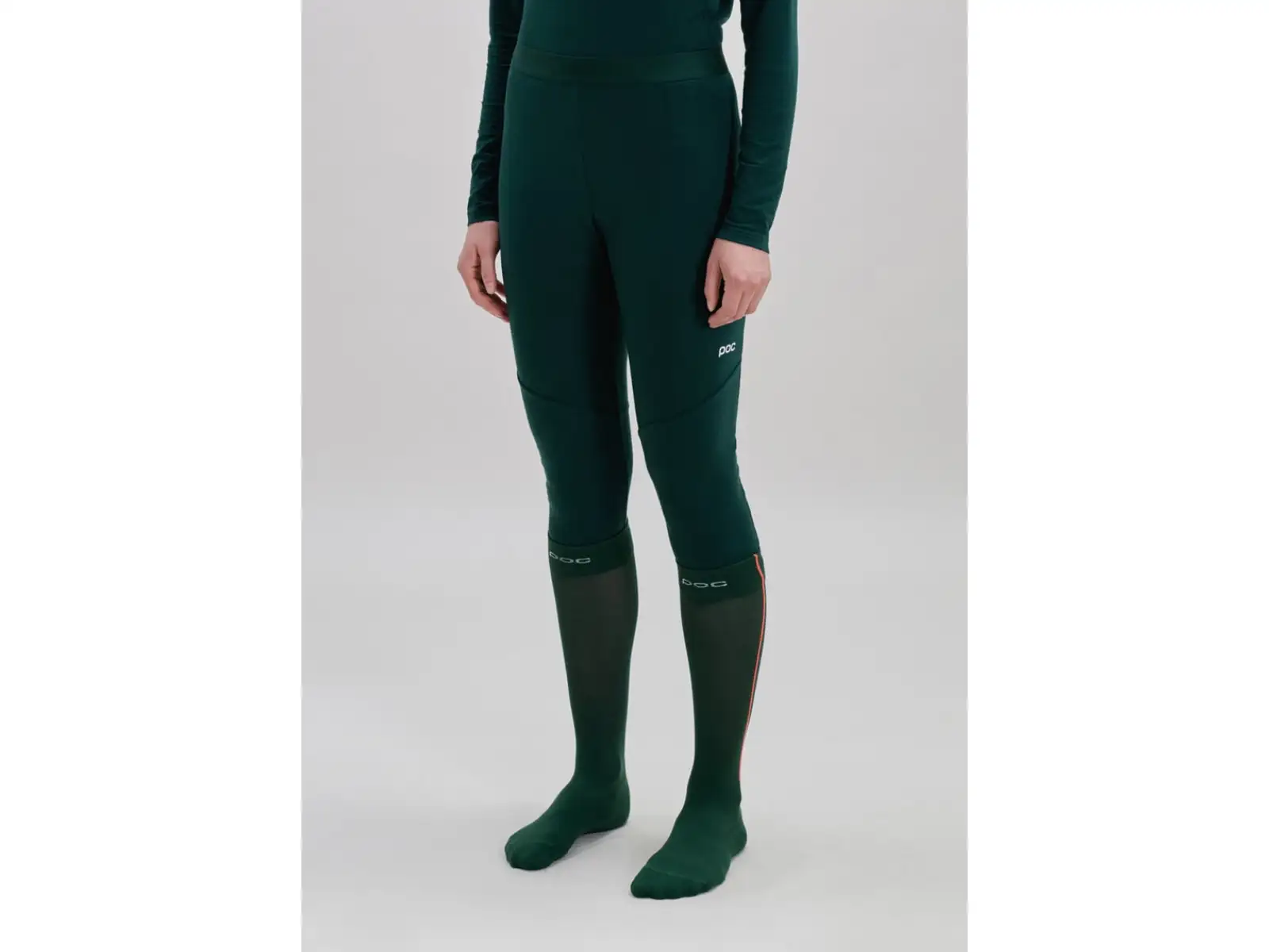 POC Layer Merino 3/4 dámske spodné nohavice Pargasite Green