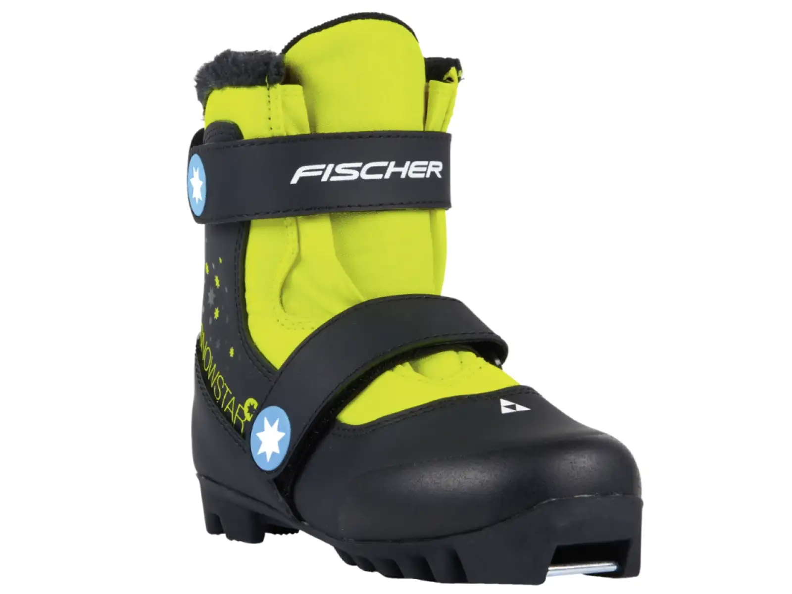 Fischer Snowstar detské topánky na bežky Black/Yellow