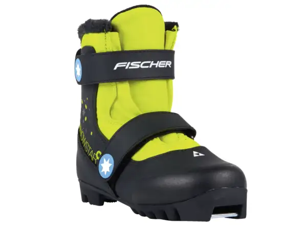 Fischer Snowstar detské topánky na bežky Black/Yellow