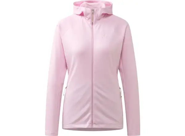 Haglöfs Korp Mid Hood dámska mikina Fresh Pink