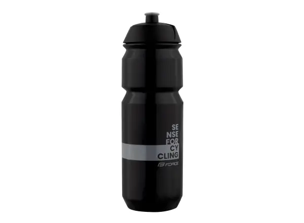 Cyklistická fľaša Force Fine 750 ml čierna/sivá