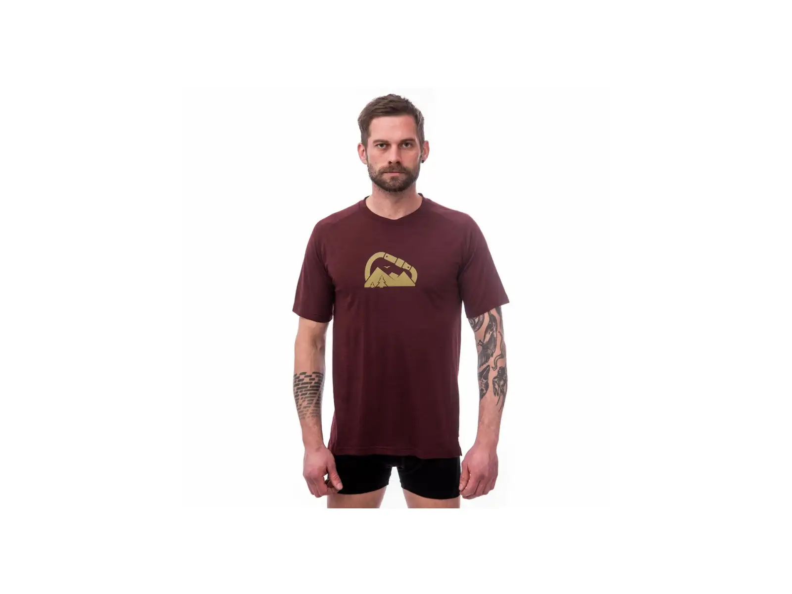 Sensor Merino Air PT Summit pánske tričko krátky rukáv Red