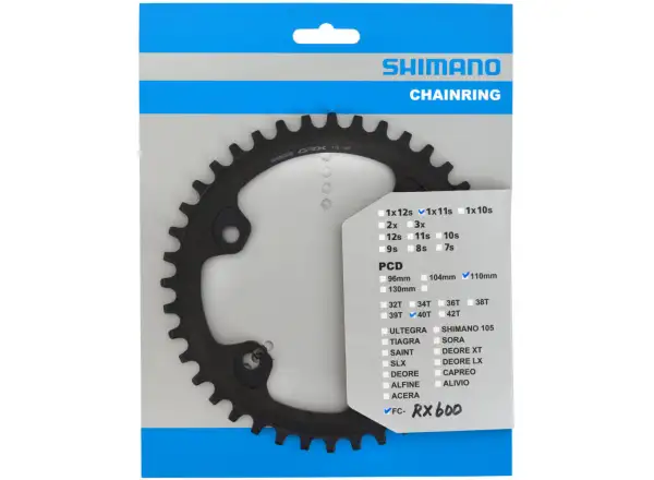 Shimano GRX FC-RX600 1x11sp. prevodník 40 zubov