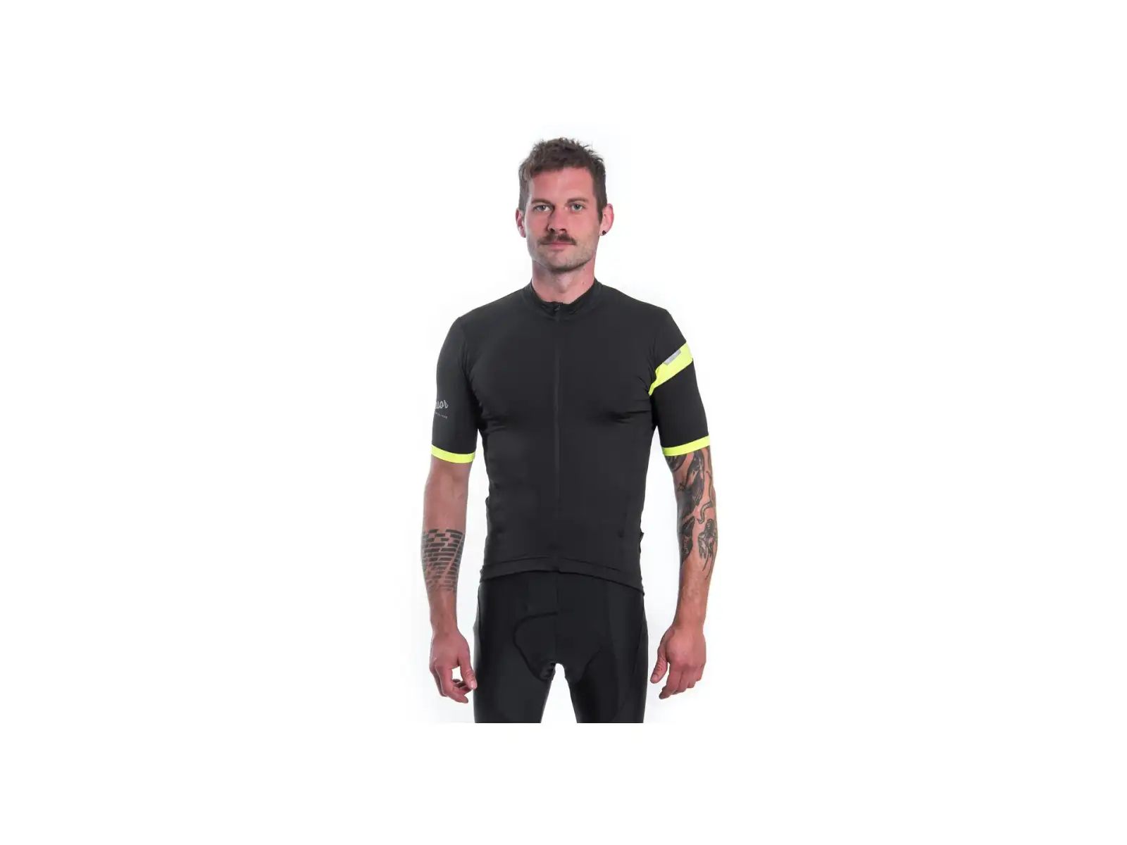 Sensor Cyklo Coolmax Classic pánsky dres s krátkym rukávom True Black