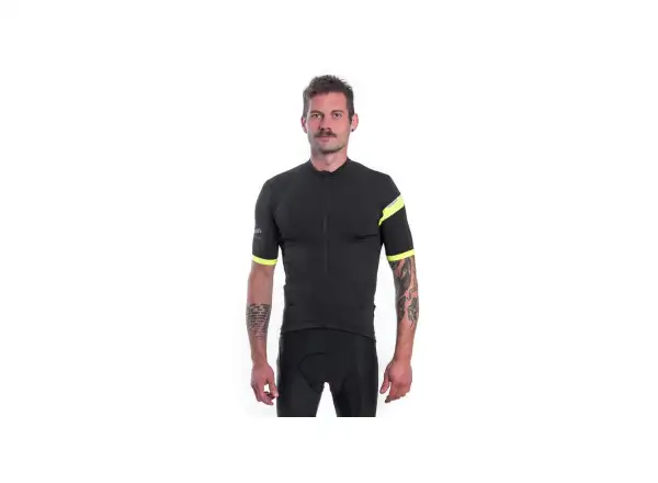 Sensor Cyklo Coolmax Classic pánsky dres s krátkym rukávom True Black