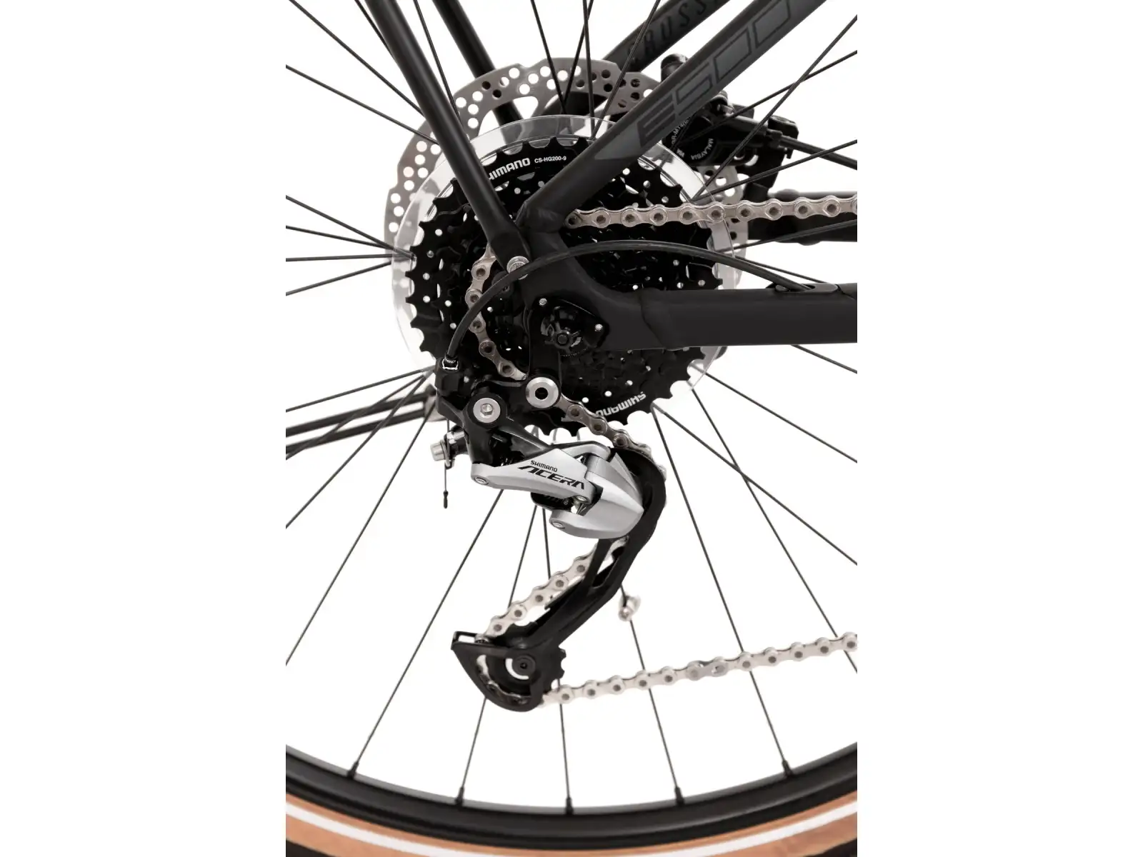 Rock Machine Crossride e500 B Touring krosový elektrobicykel Matte Black/Grey
