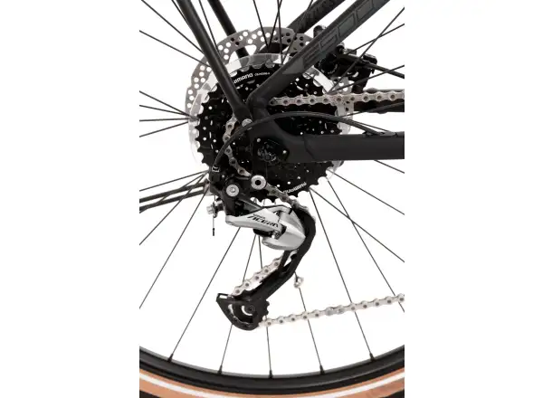 Rock Machine Crossride e500 B Touring krosový elektrobicykel Matte Black/Grey