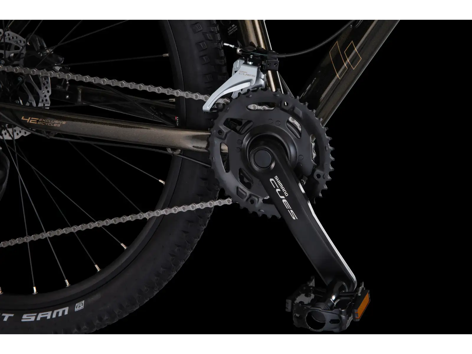 4Ever Frontbee XCM 29" horský bicykel Gold galaxy
