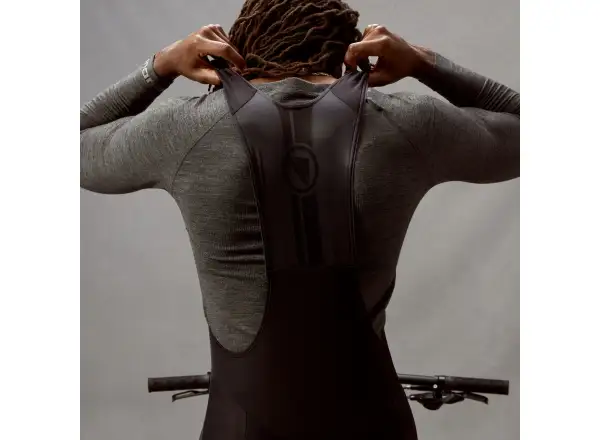 Endura Pro SL pánske zateplené nohavice s vložkou a trakmi Black