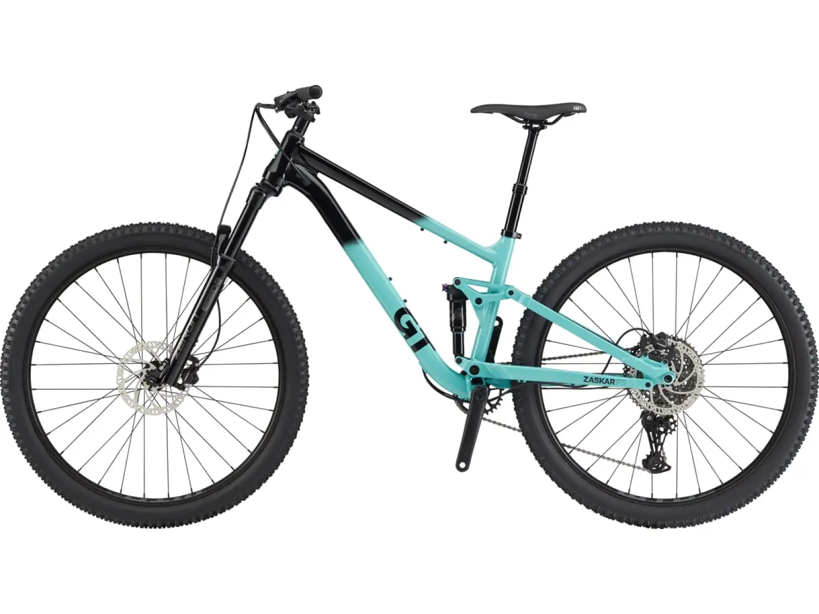 GT Zaskar FS 29 Comp horský bicykel Sea Green