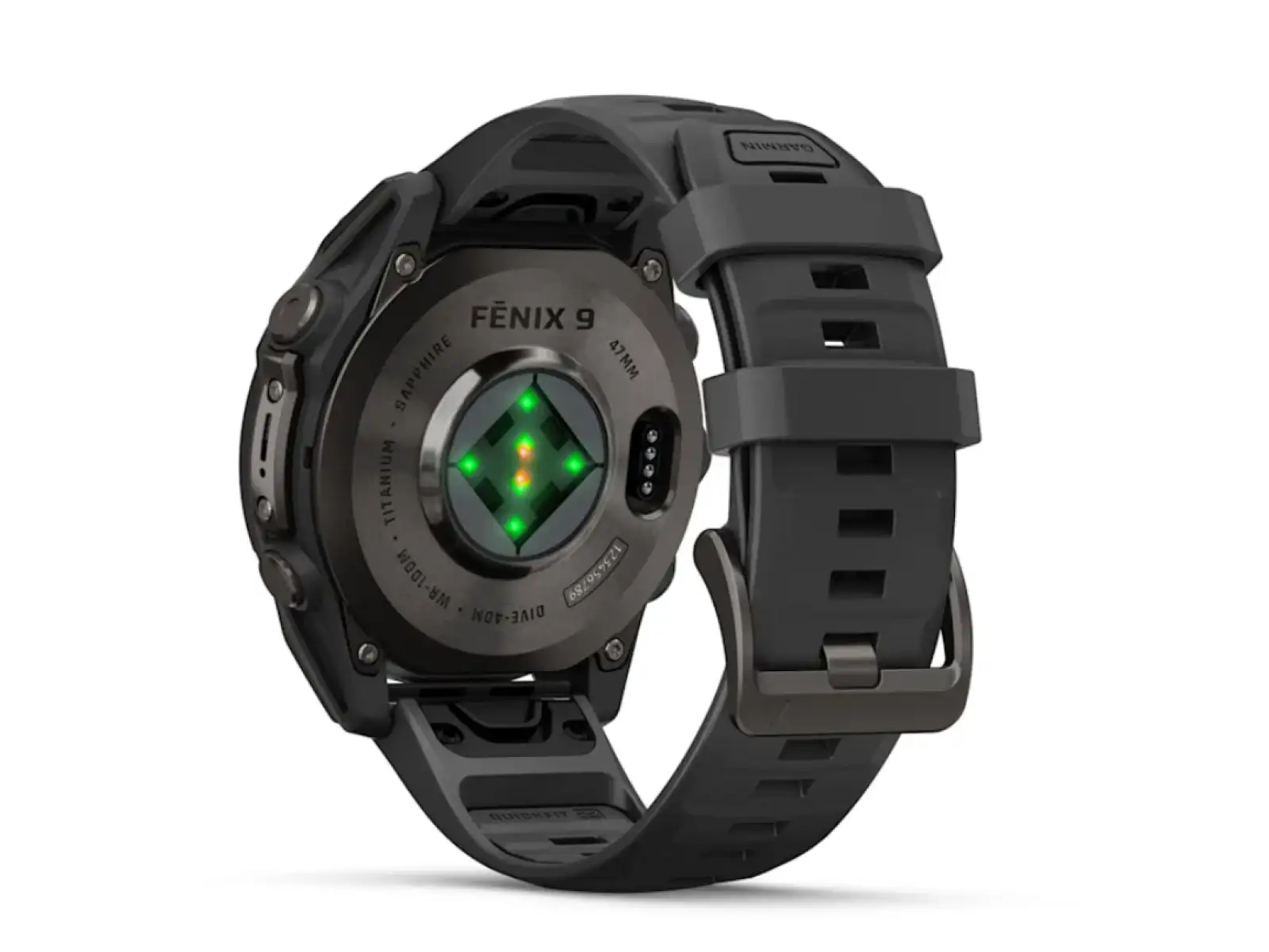 Garmin Fénix 9 – 47 mm inteligentné hodinky Carbon gray DLC Titanium/Black