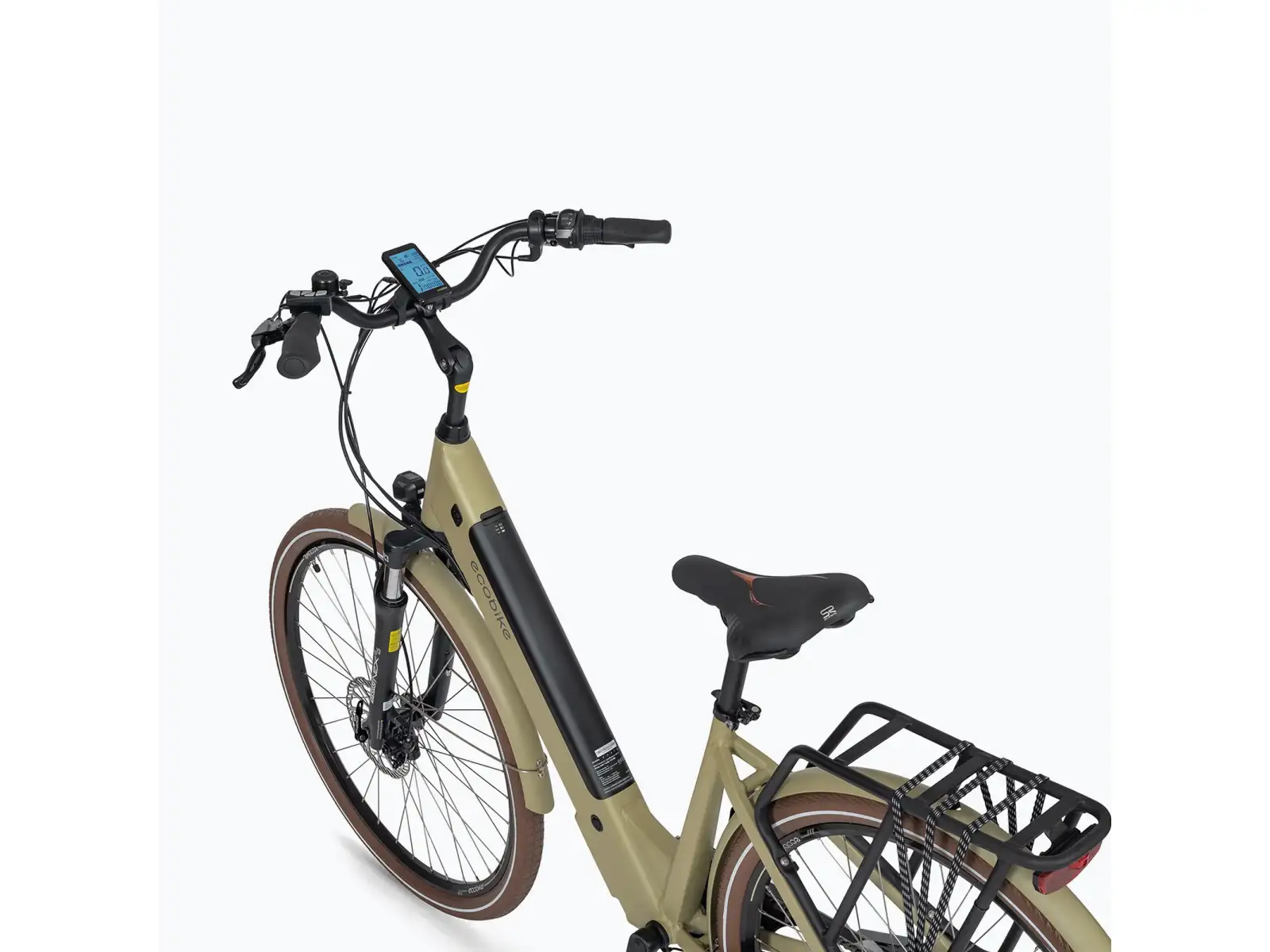 Ecobike X-City mestský elektrobicykel 468 Wh Cappuccino