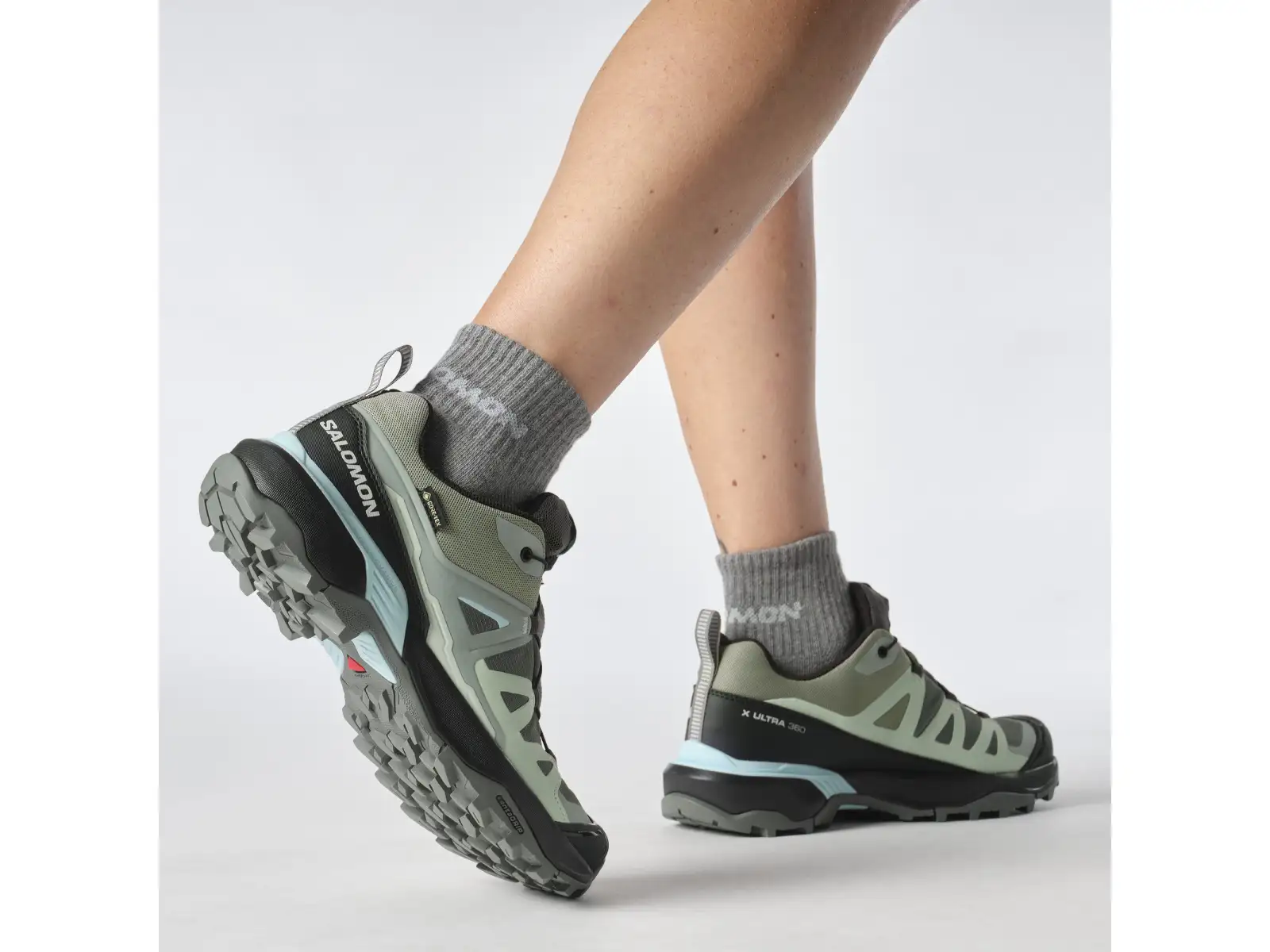 Salomon X Ultra 360 GTX dámska turistická obuv Sedona Sage/Black/Sea Foam