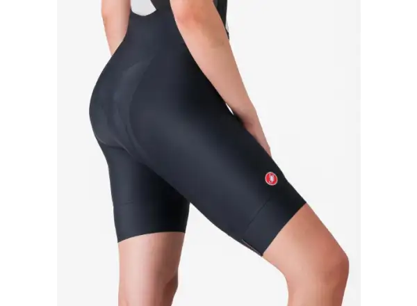 Castelli Prima 2 DT dámske kraťasy s trakmi Black/Black