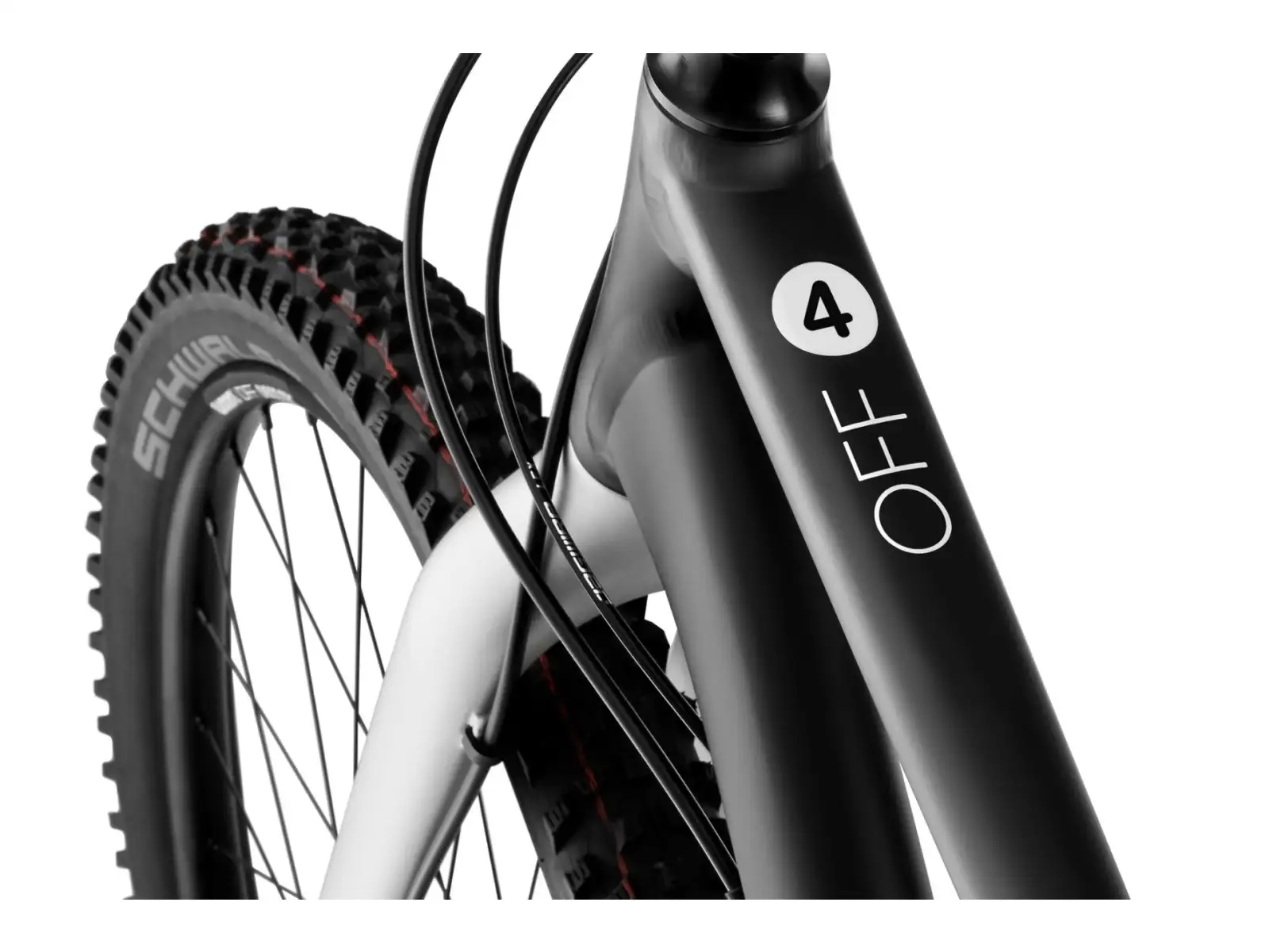 Woom 4 OFF detský bicykel 20" Black