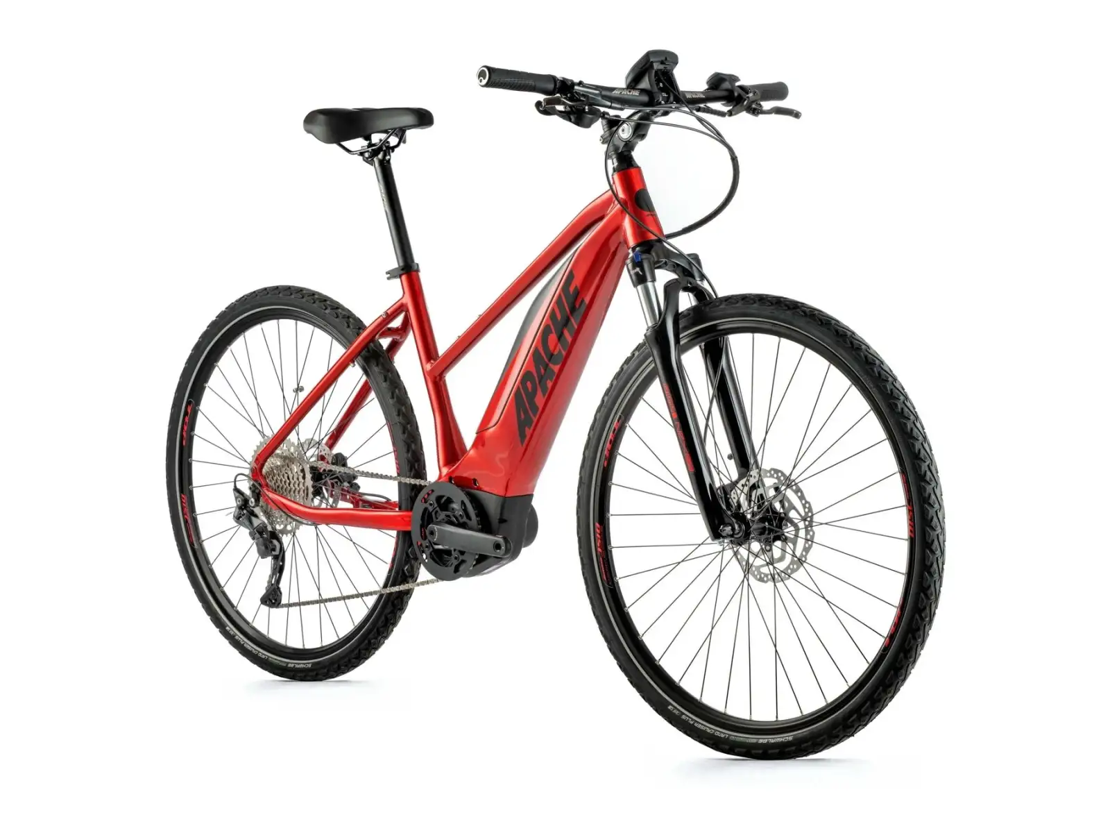 Apache Matta 1 Bosch dámsky krosový elektrobicykel červená