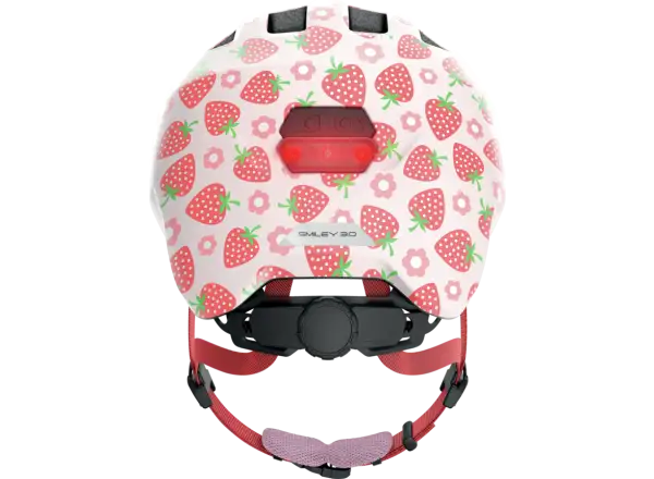 Abus Smiley 3.0 LED detská prilba Strawberry