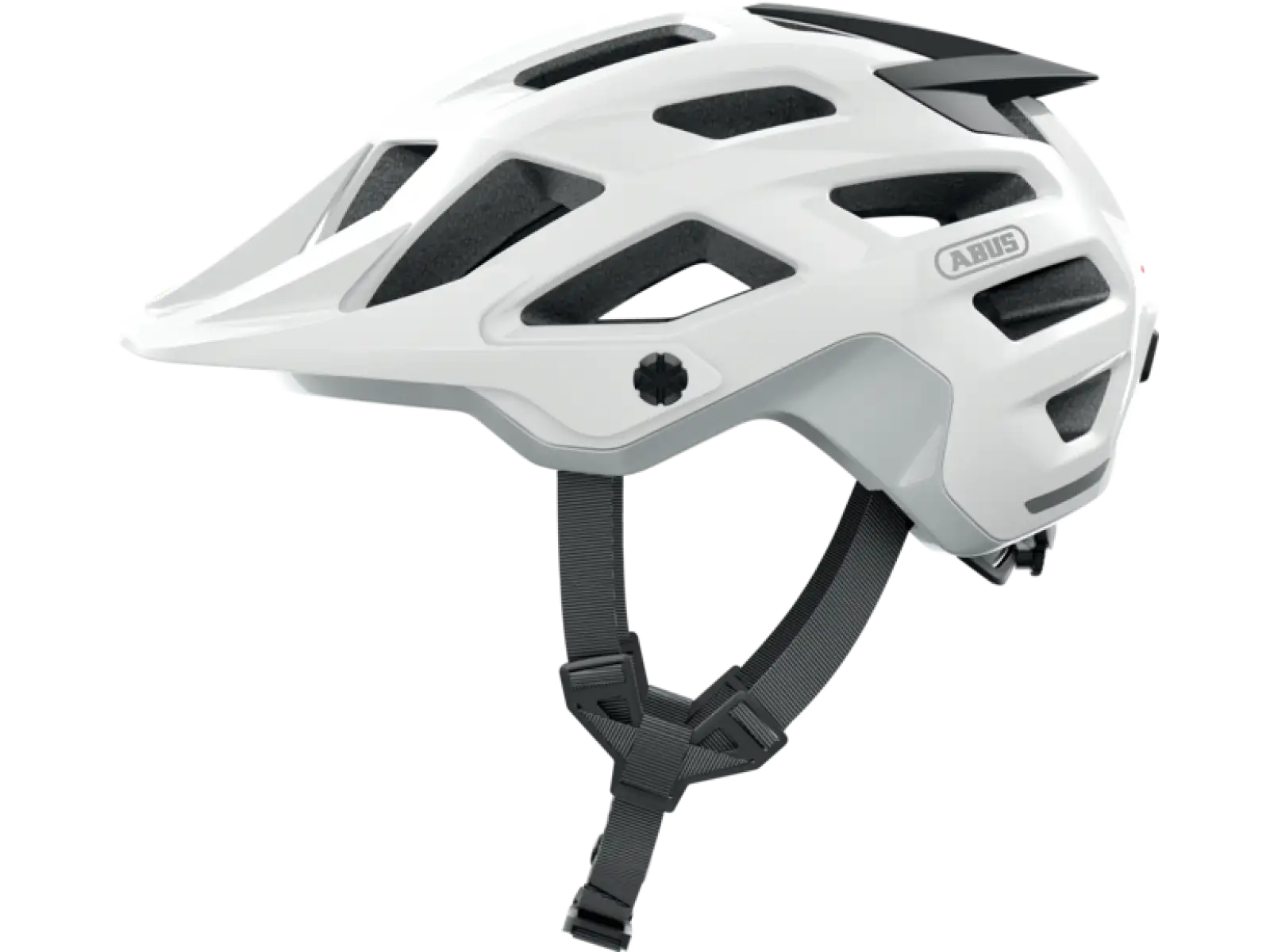 Abus Moventor 2.0 MTB prilba Shiny White