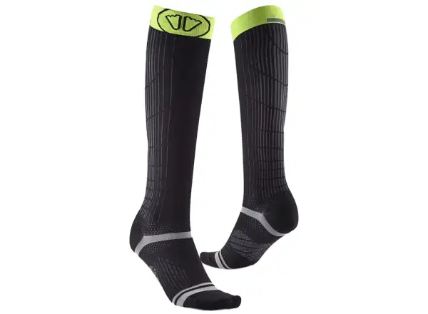 Sidas Endurance Racing Knee bežecké ponožky Black/Yellow