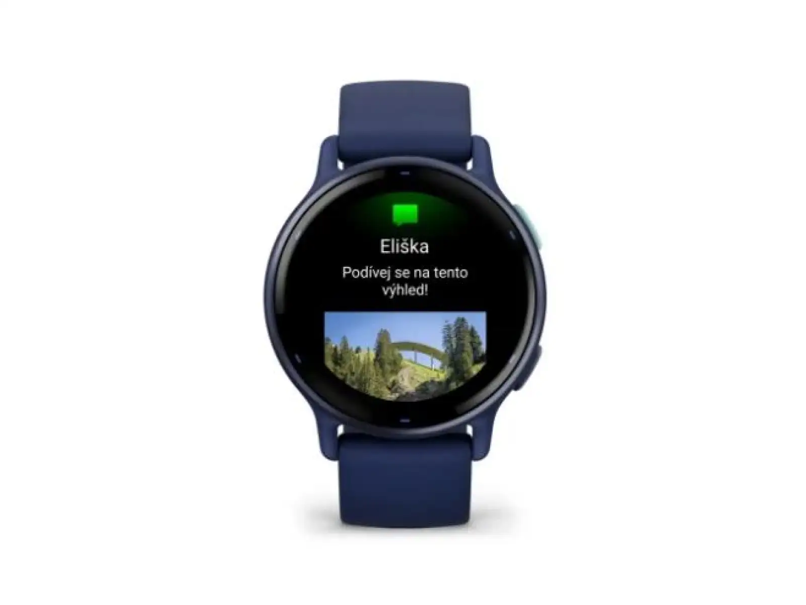 Garmin vívoactive 5 inteligentné hodinky Navy