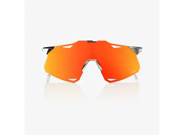100% Hypercraft okuliare Black Chrome/HiPER Red Mirror