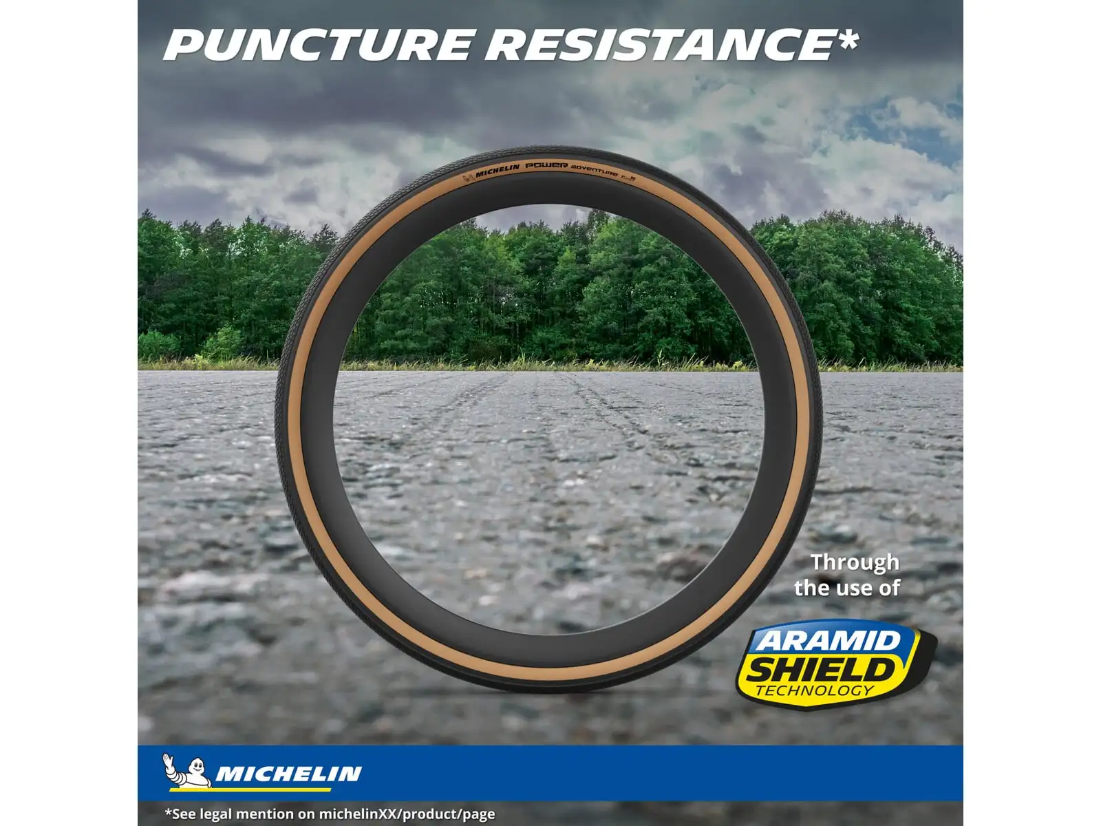 Michelin Power Adventure TS TLR Competition Line 700x48C gravel plášť Kevlar Classic