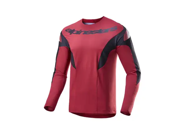 Alpinestars A-Supra Race pánsky dres dlhý rukáv Burgundy