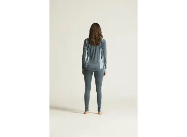 Craft Core Dry Baselayer dámska súprava tričko dlhý rukáv+nohavice modrá